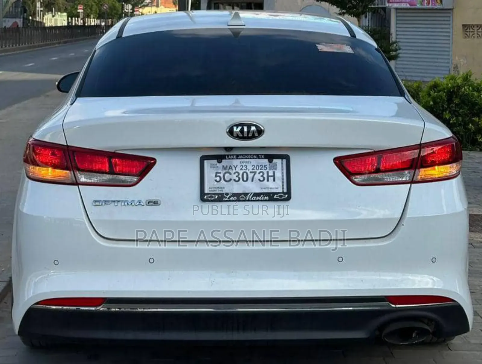 Kia Optima S 2018 Blanc