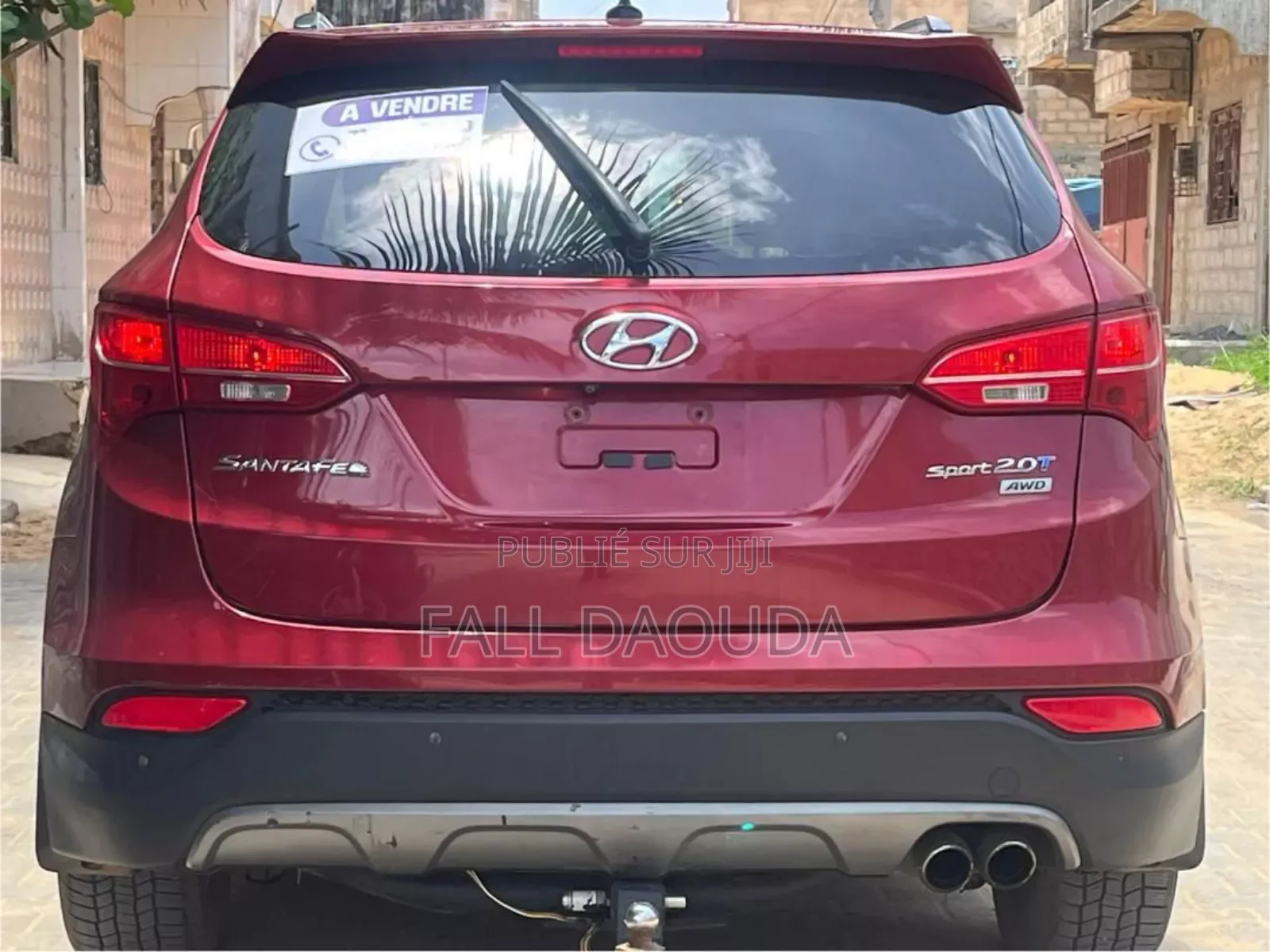 Hyundai Santa Fe 2016 Rouge