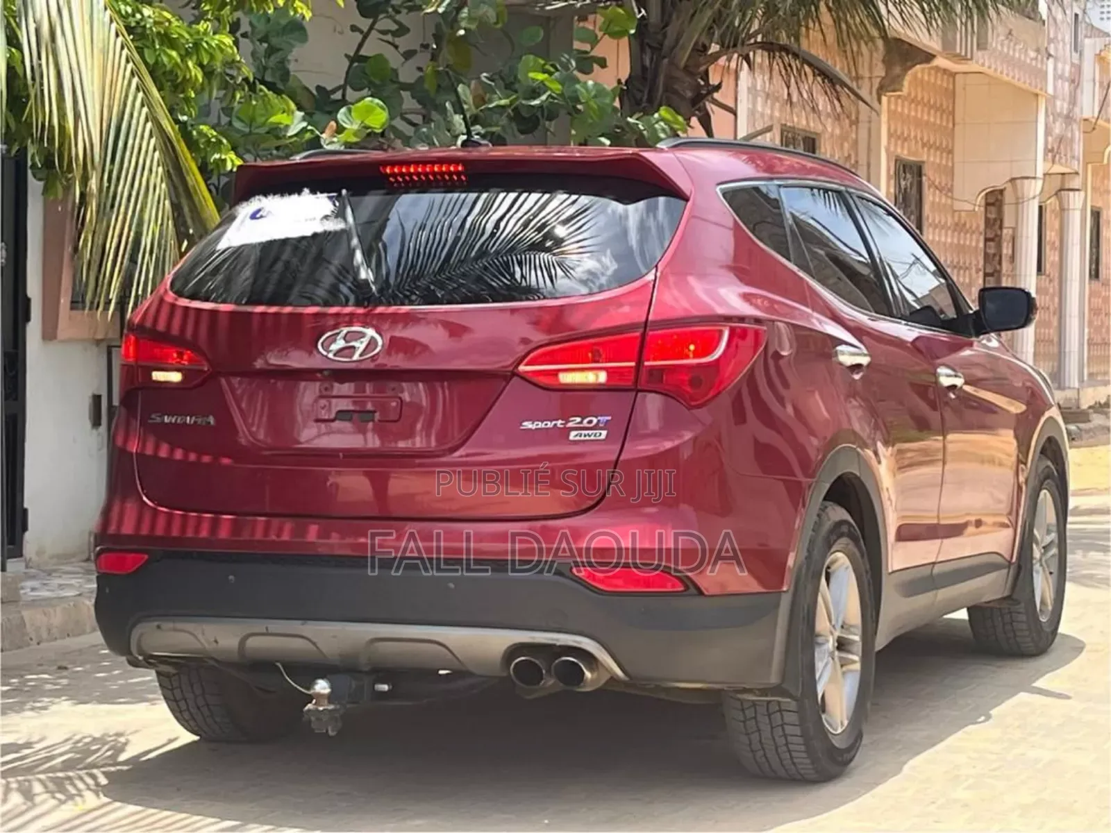 Hyundai Santa Fe 2016 Rouge