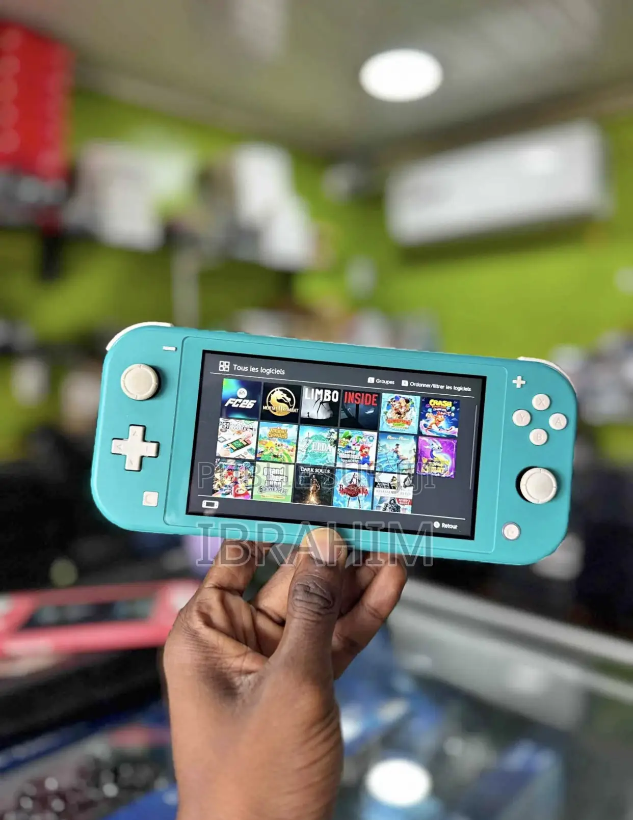 Nintendo Swith Lite Pucé Avec Des Jeux