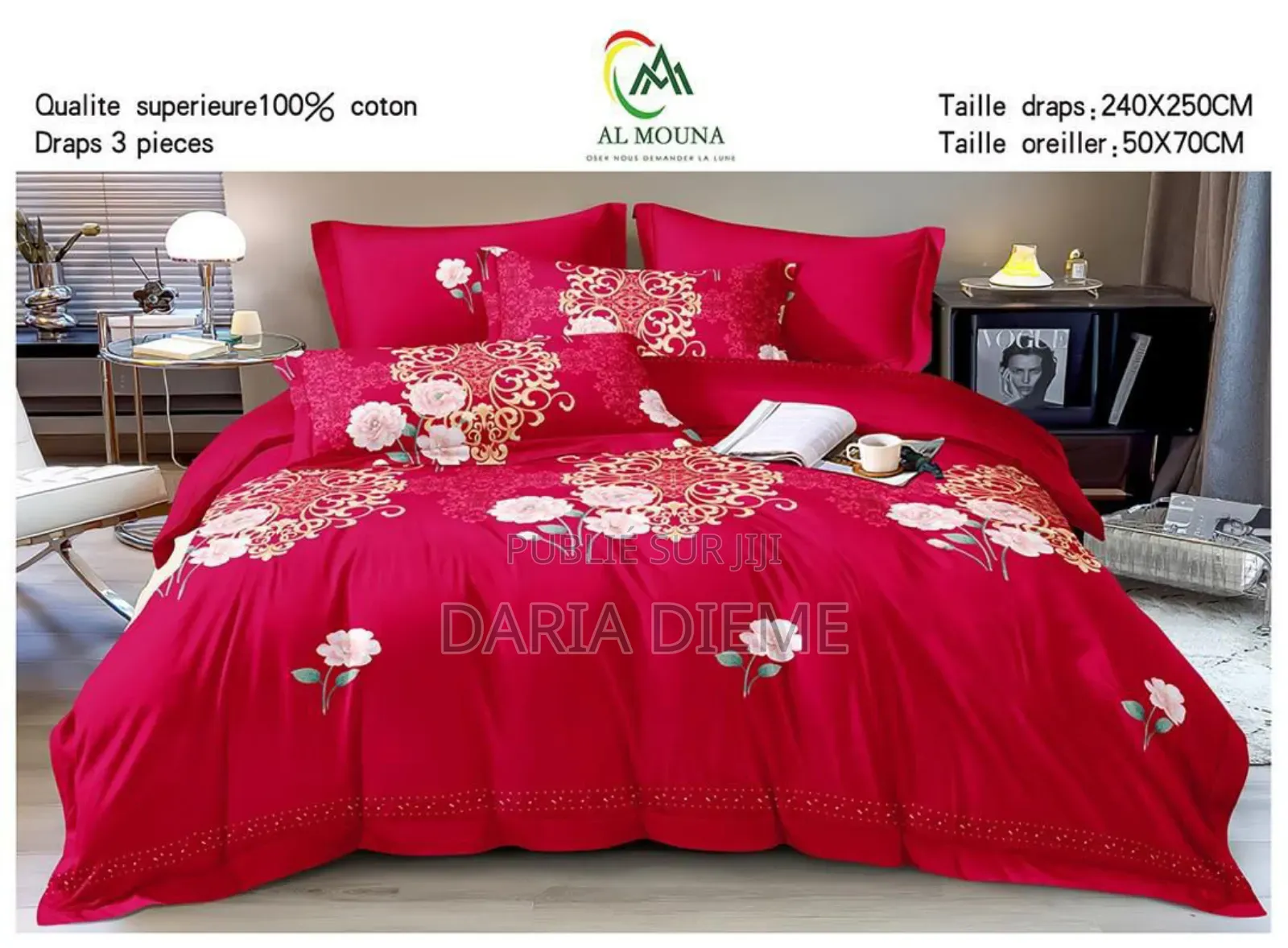 Drap Dalia 3 Pièces