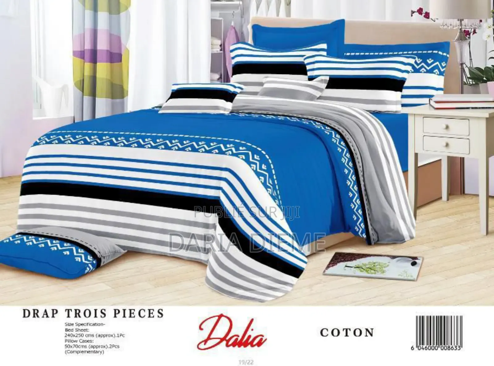 Drap Dalia 3 Pièces