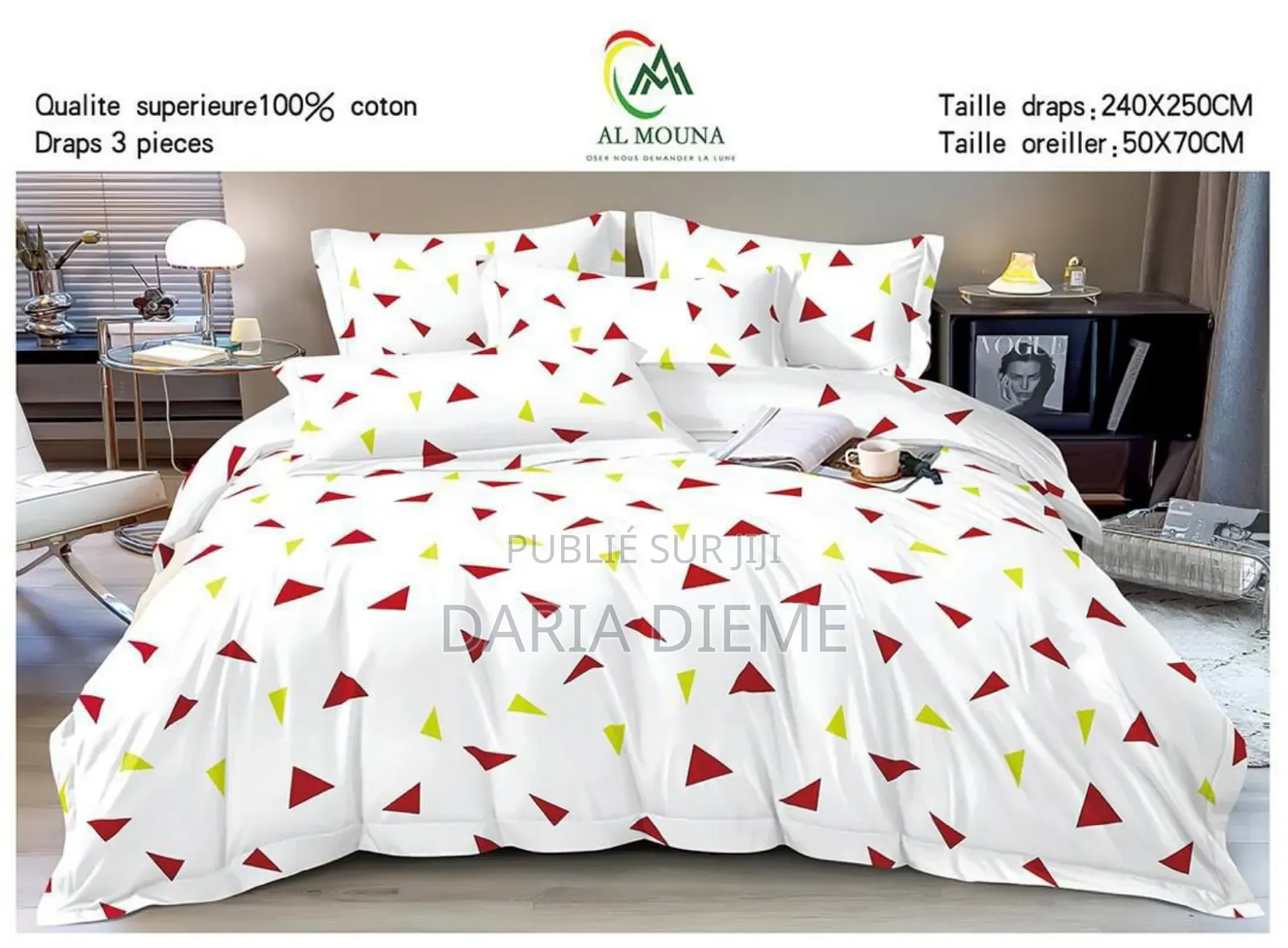 Drap Dalia 3 Pièces