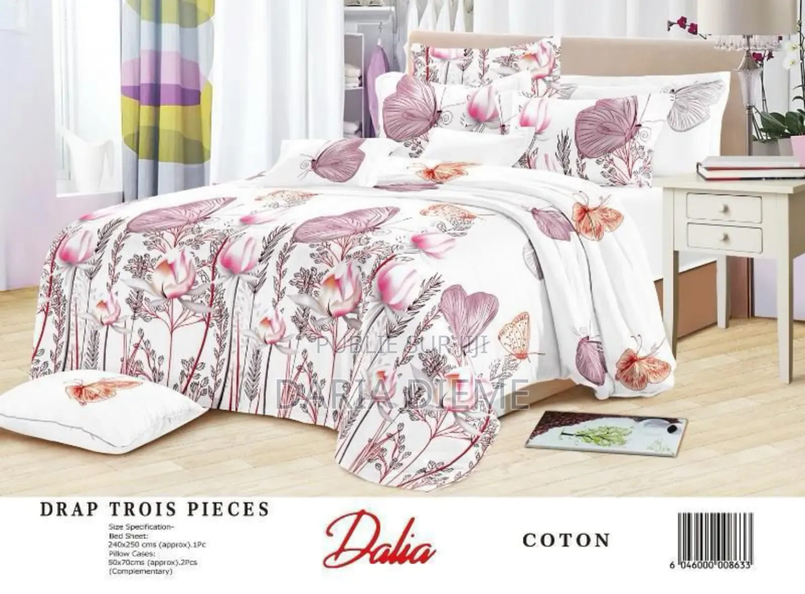 Drap Dalia 3 Pièces