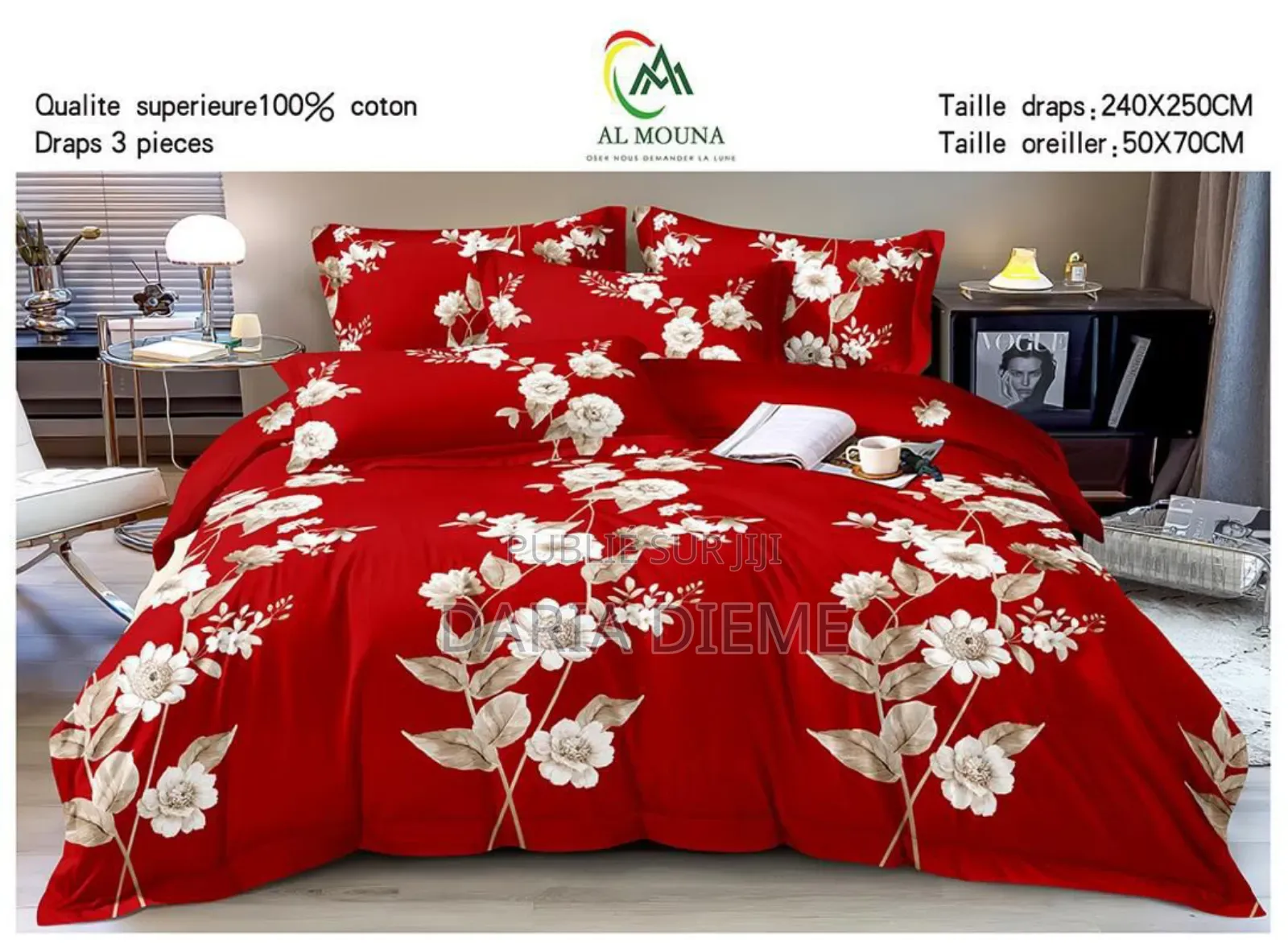 Drap Dalia 3 Pièces