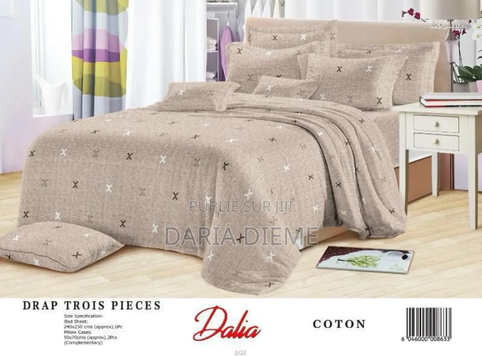 Drap Dalia 3 Pièces