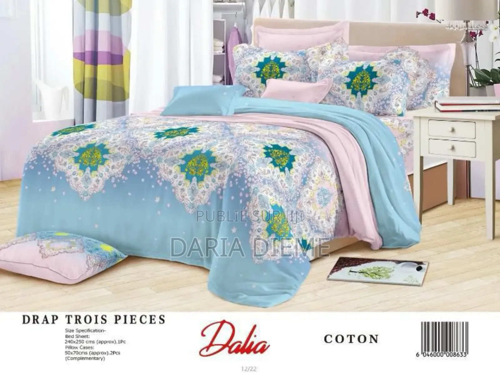 Drap Dalia 3 Pièces