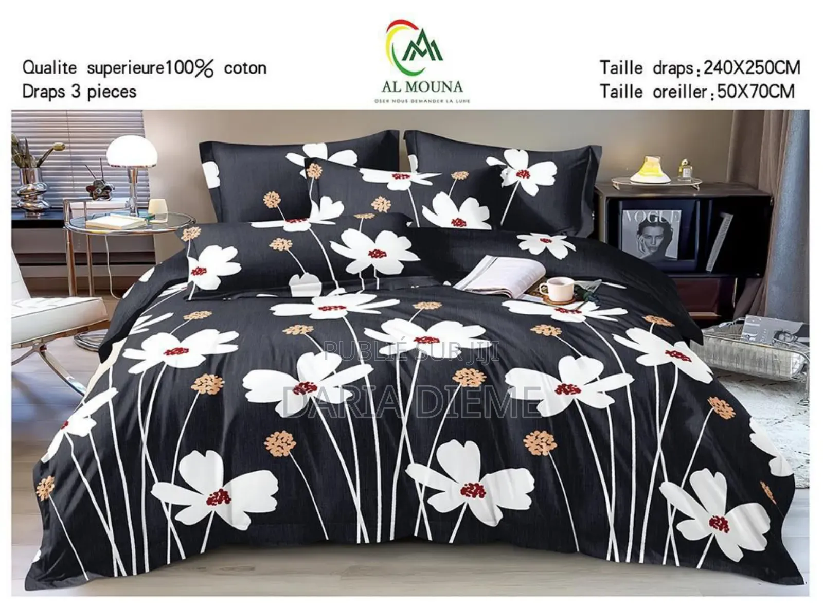 Drap Dalia 3 Pièces