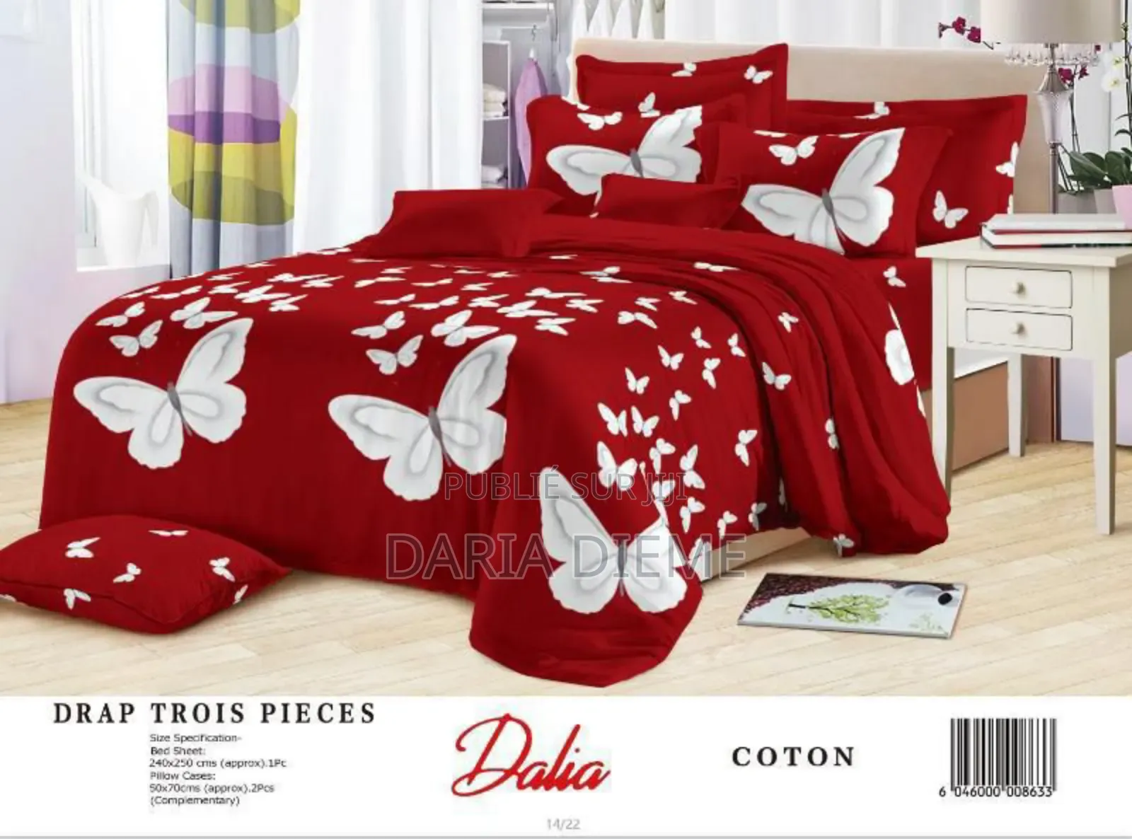 Drap Dalia 3 Pièces