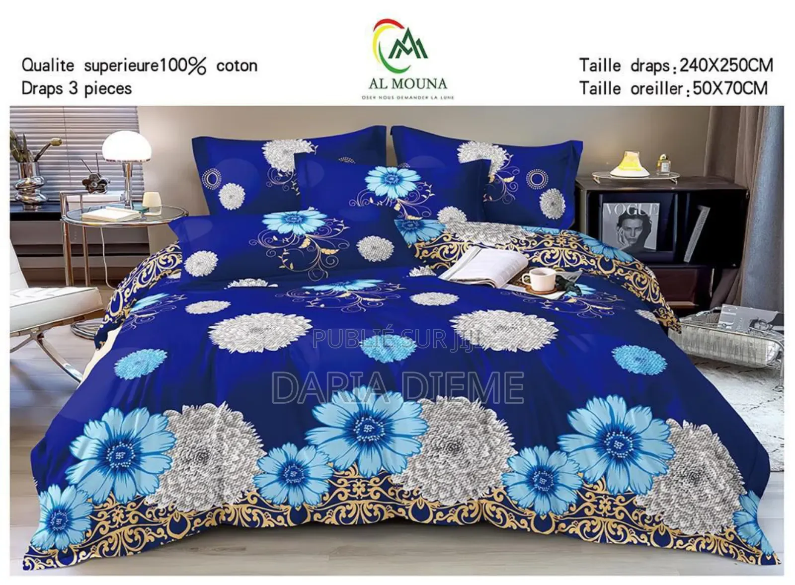 Drap Dalia 3 Pièces