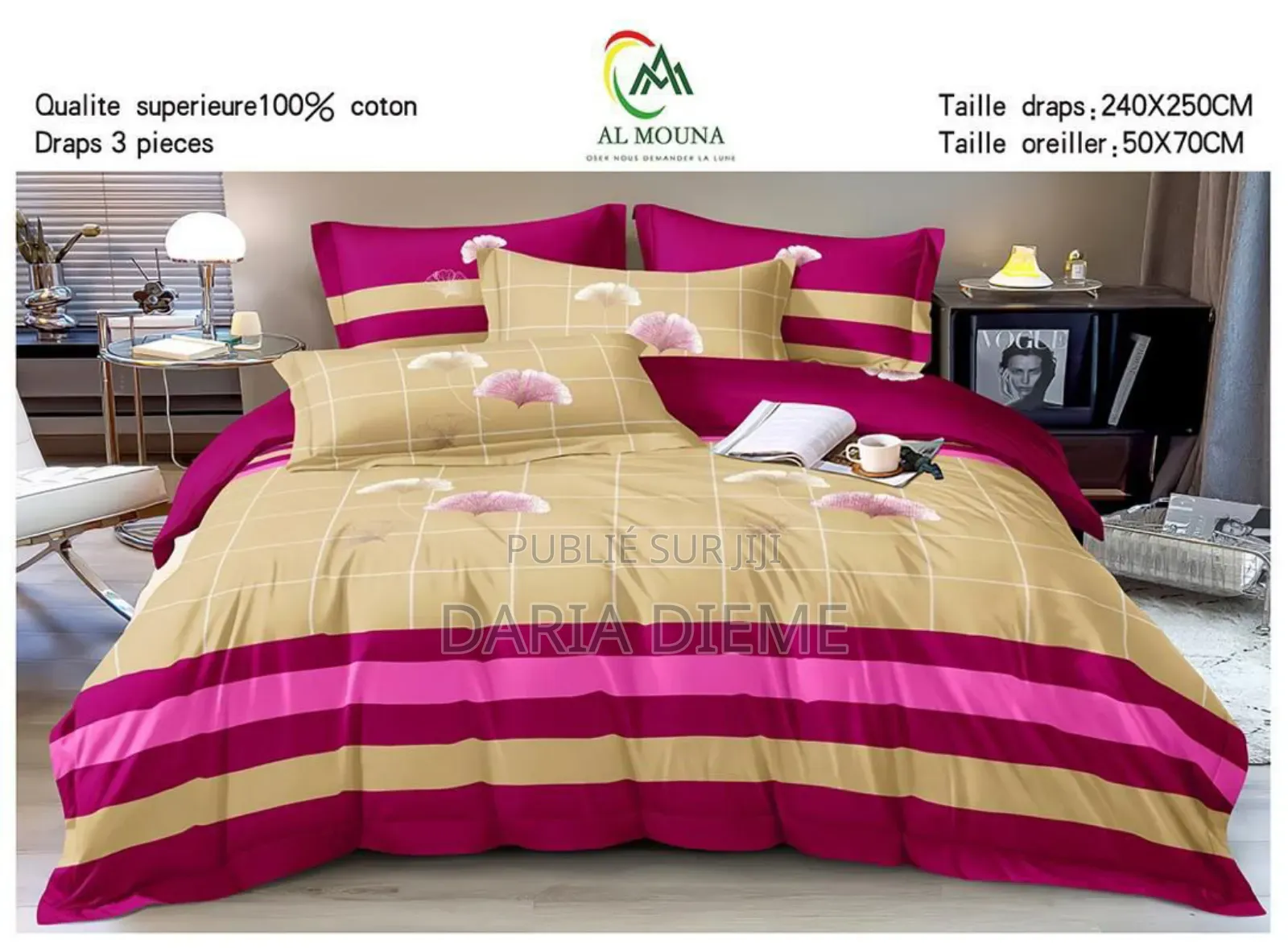 Drap Dalia 3 Pièces