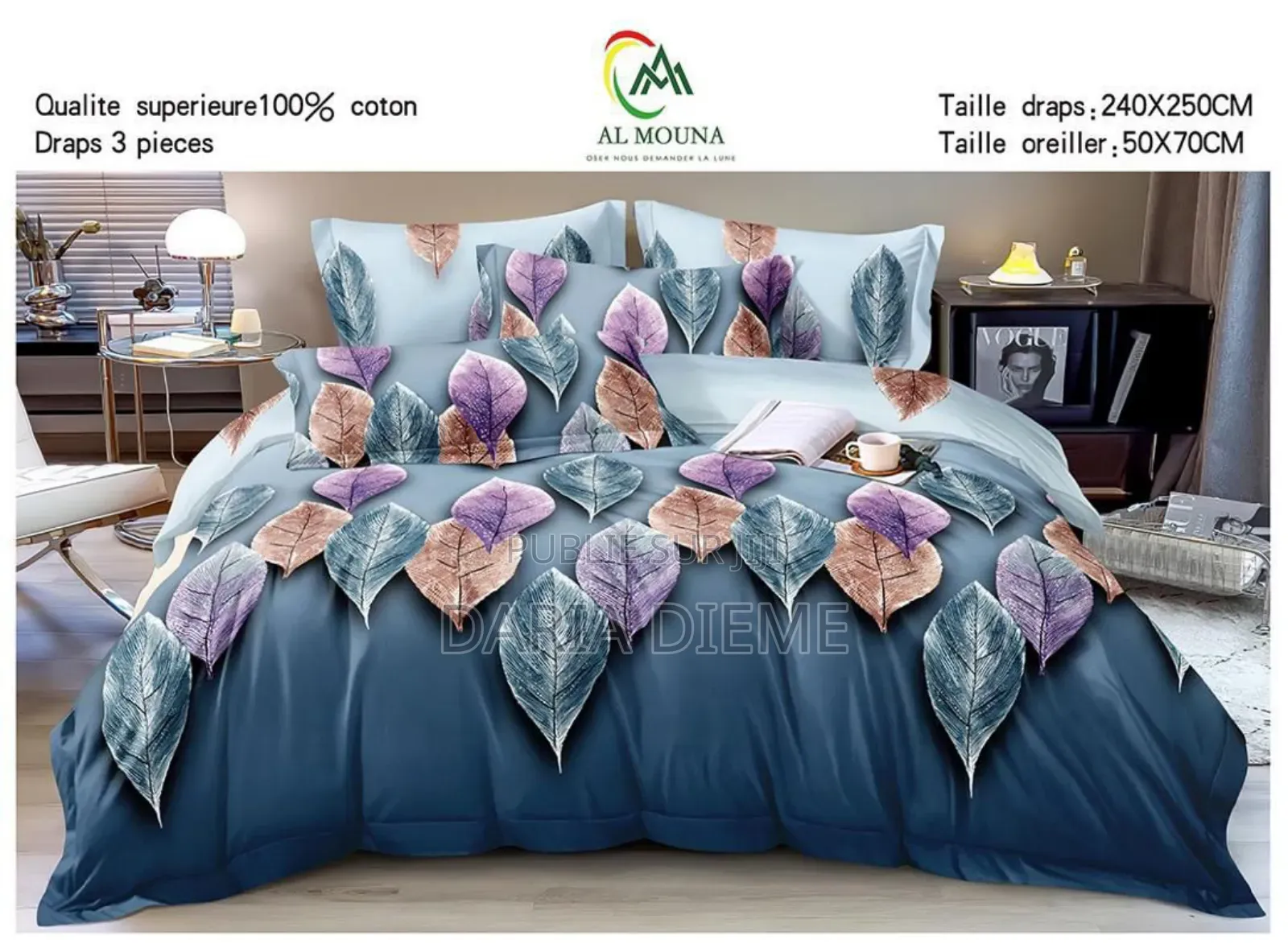 Drap Dalia 3 Pièces