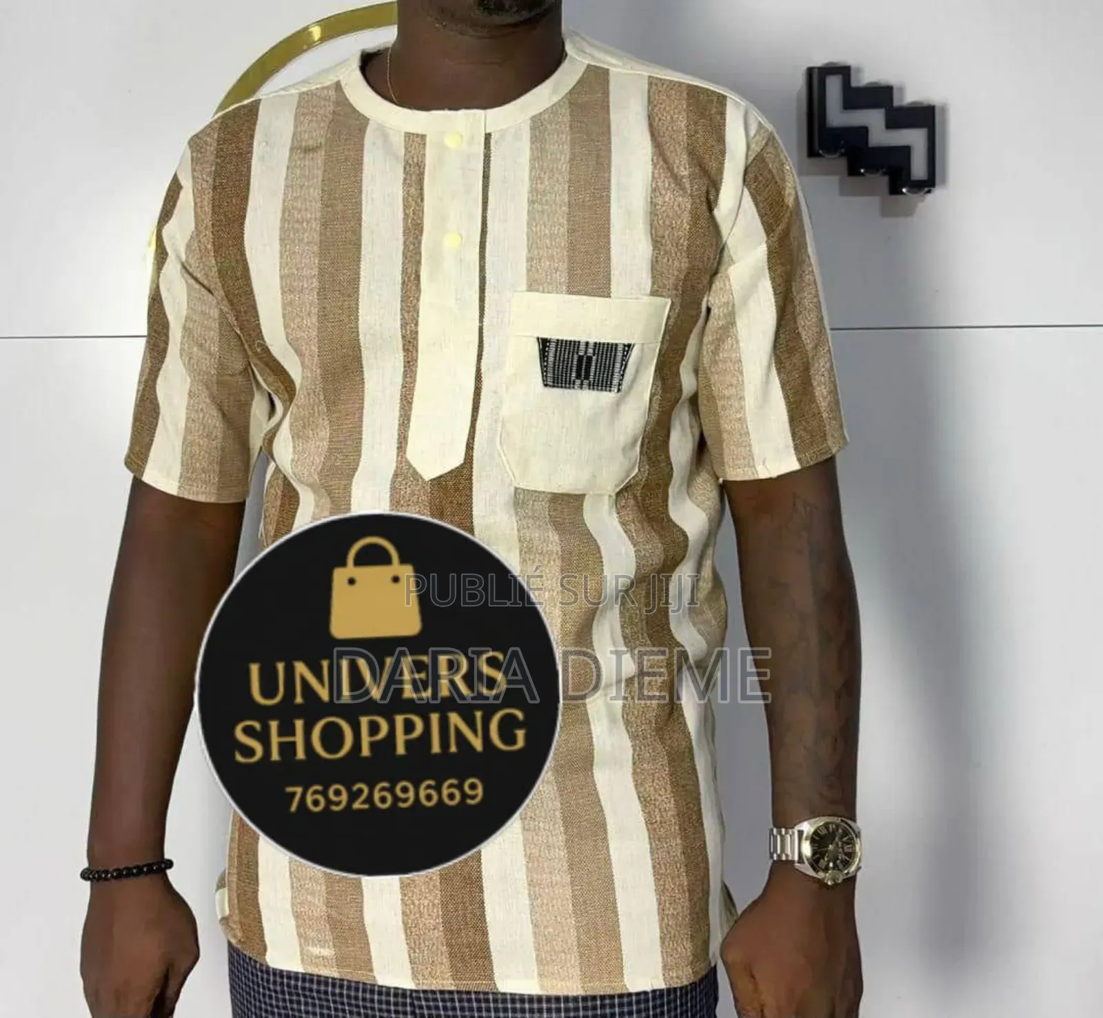 Chemise Manches Africaine