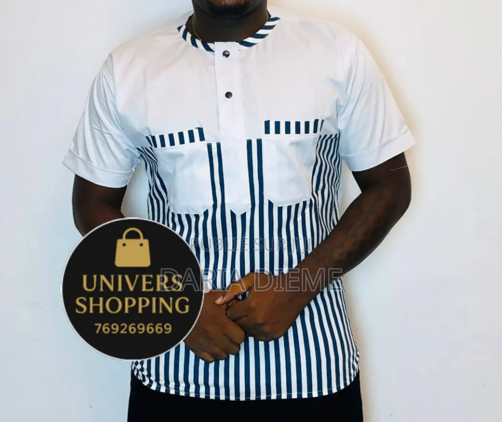 Chemise Manches Africaine