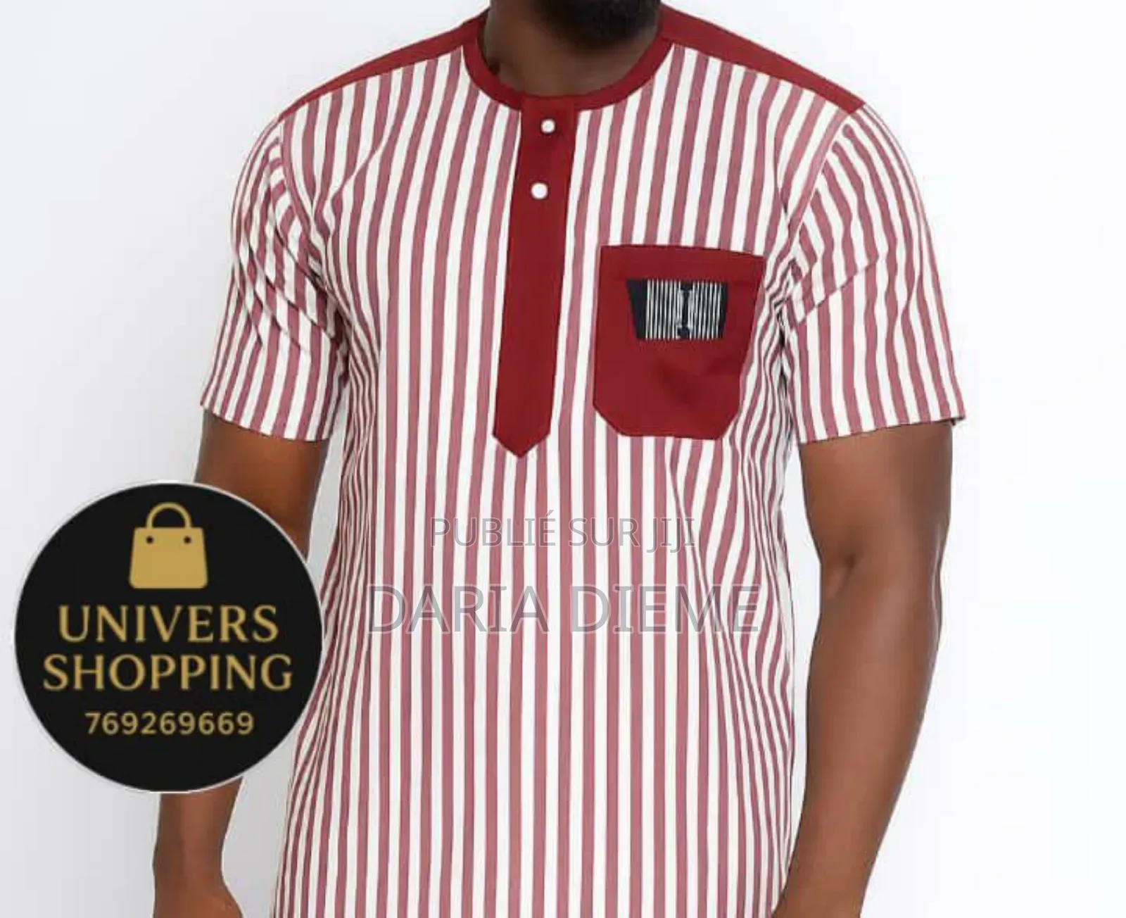 Chemise Manches Africaine