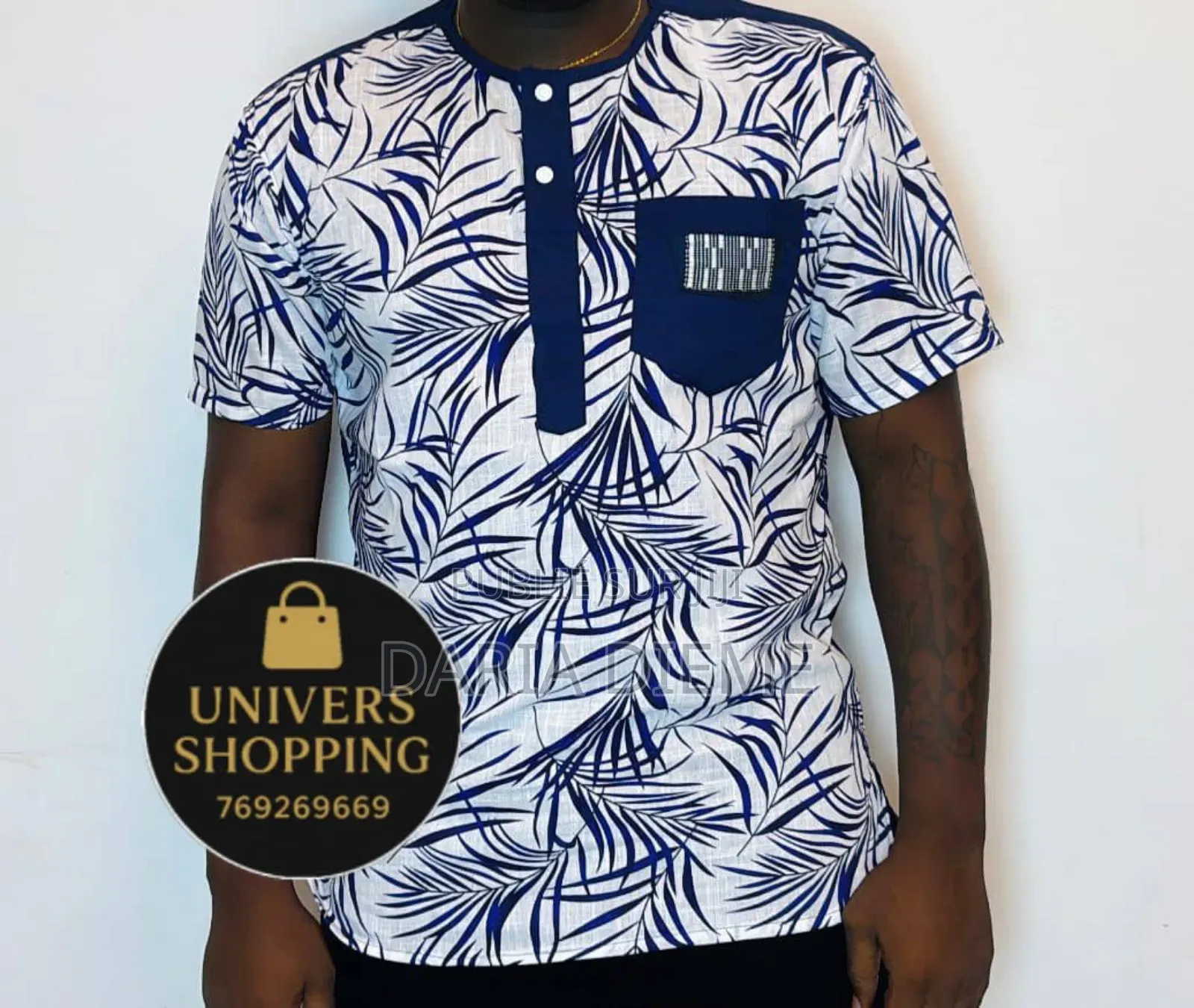 Chemise Manches Africaine