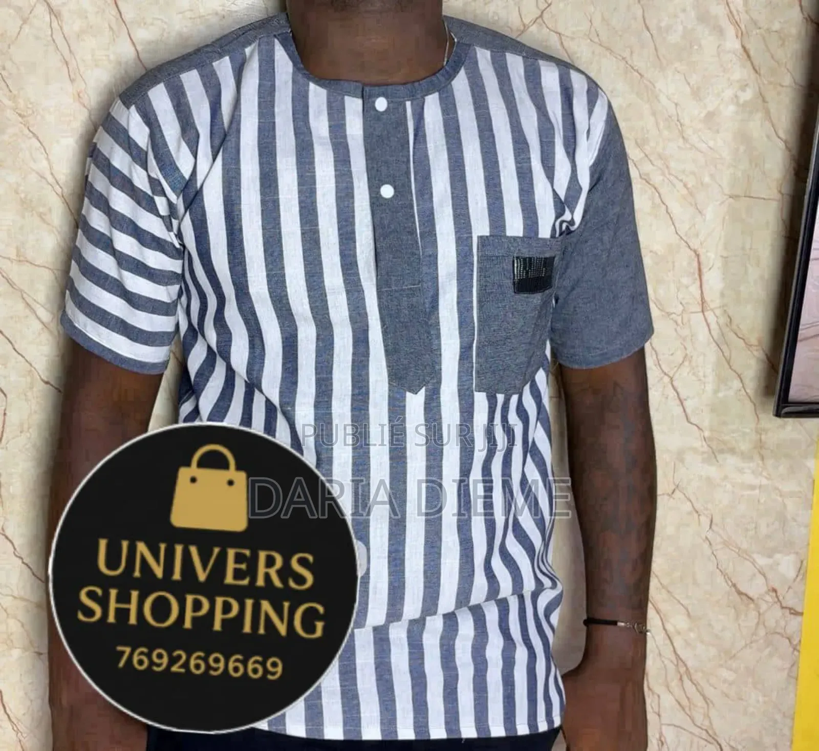 Chemise Manches Africaine