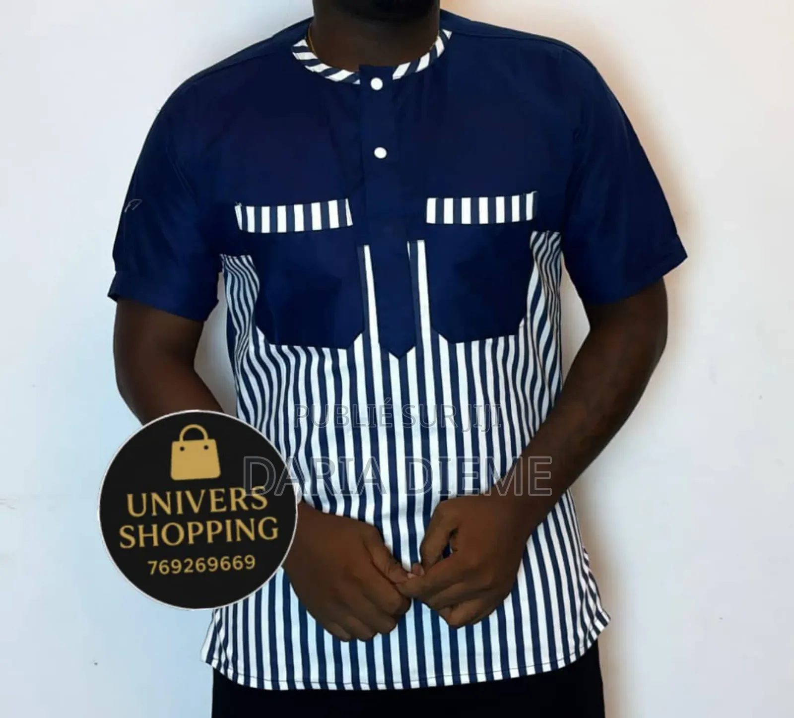 Chemise Manches Africaine