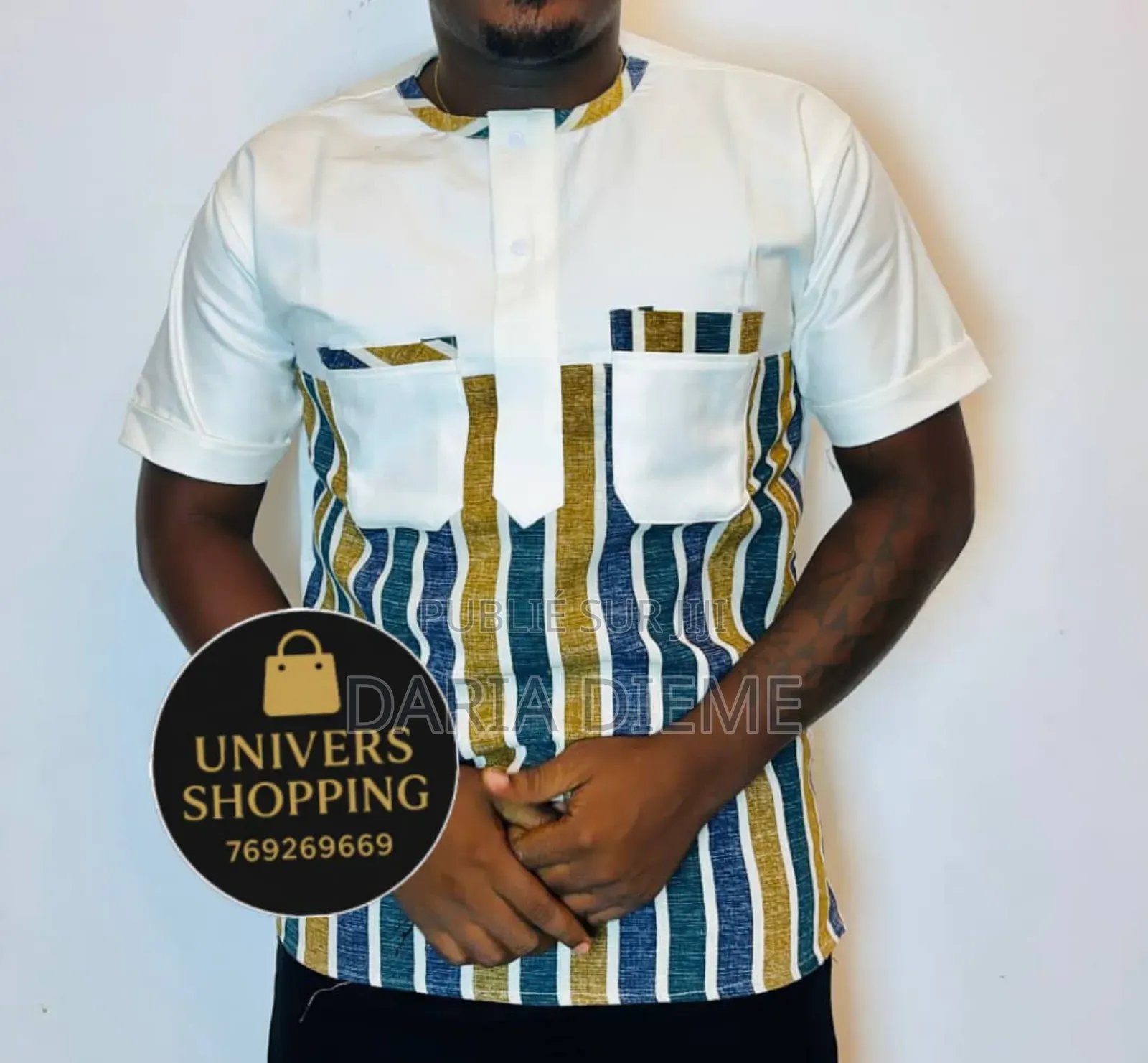 Chemise Manches Africaine