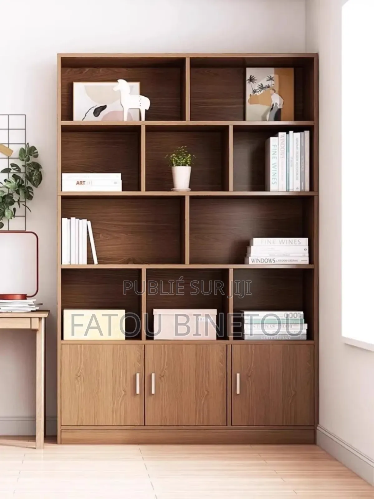 Bibliothèque en Bois