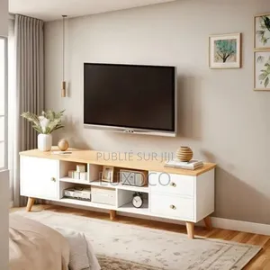 Meuble Tv Design Moderne en Bois.