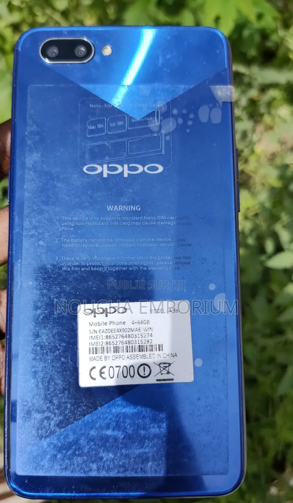 Oppo A3s 64 GB Blue