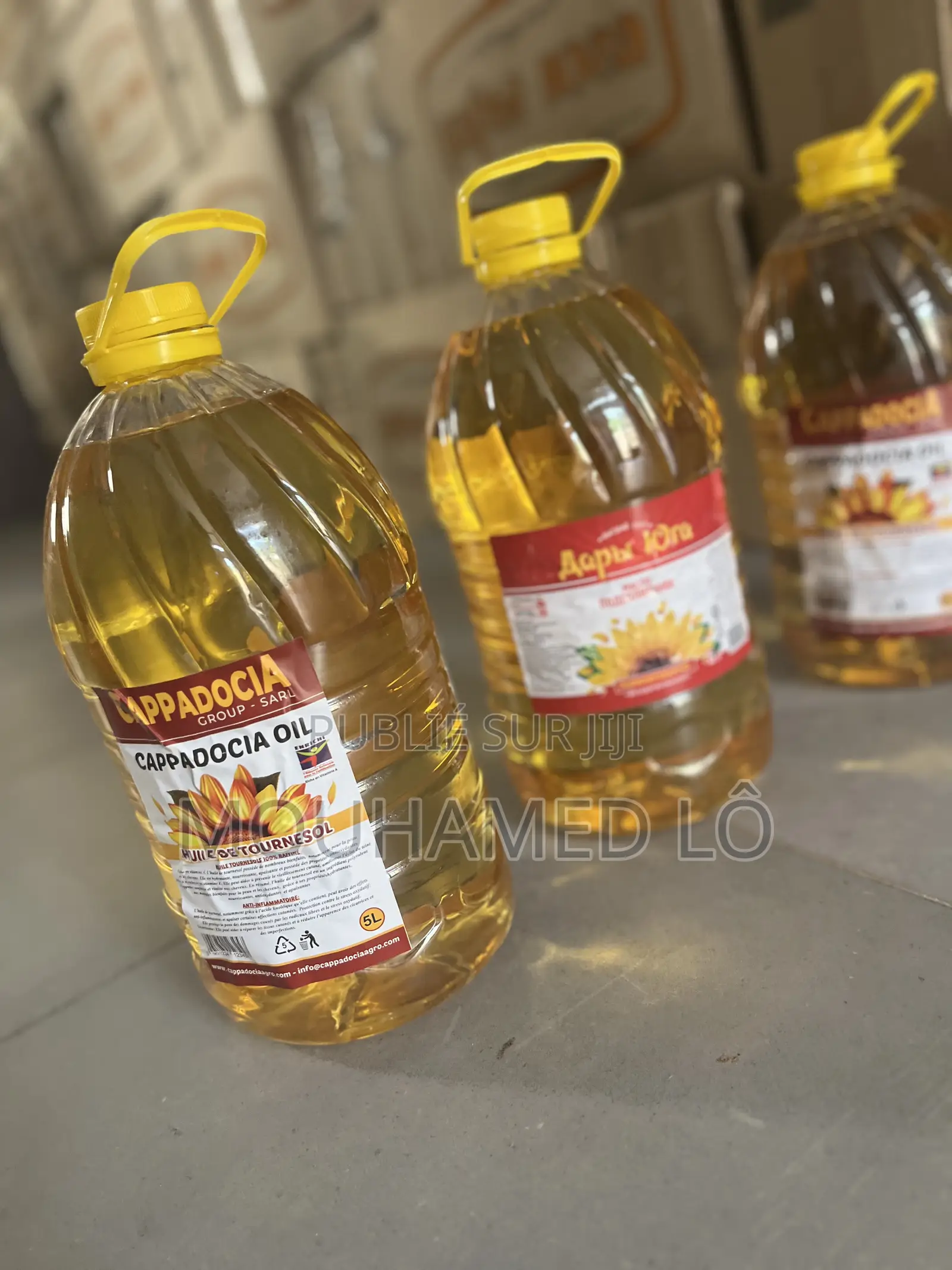 Huile Tournesol 15 Litres 3 Bidon De 5l Venant Suisse