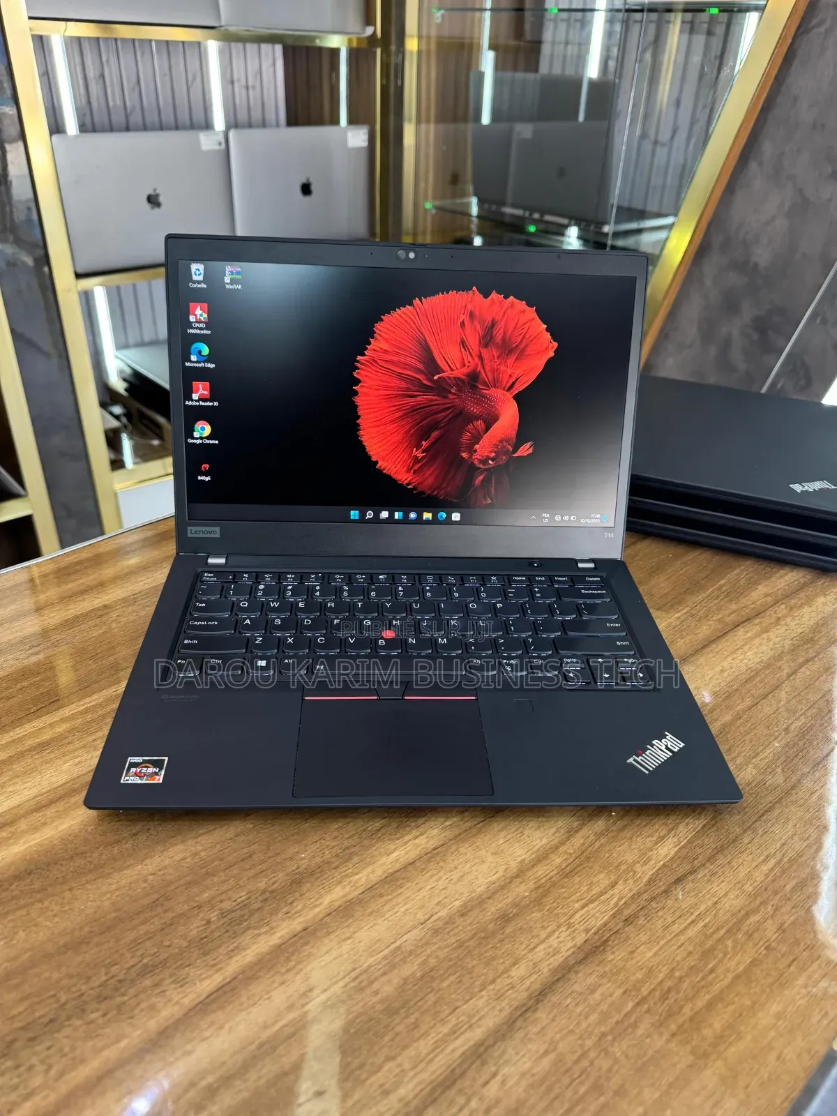 New Ordinateur Portable Lenovo ThinkPad T14 16GB AMD Ryzen 7 SSD 512GB