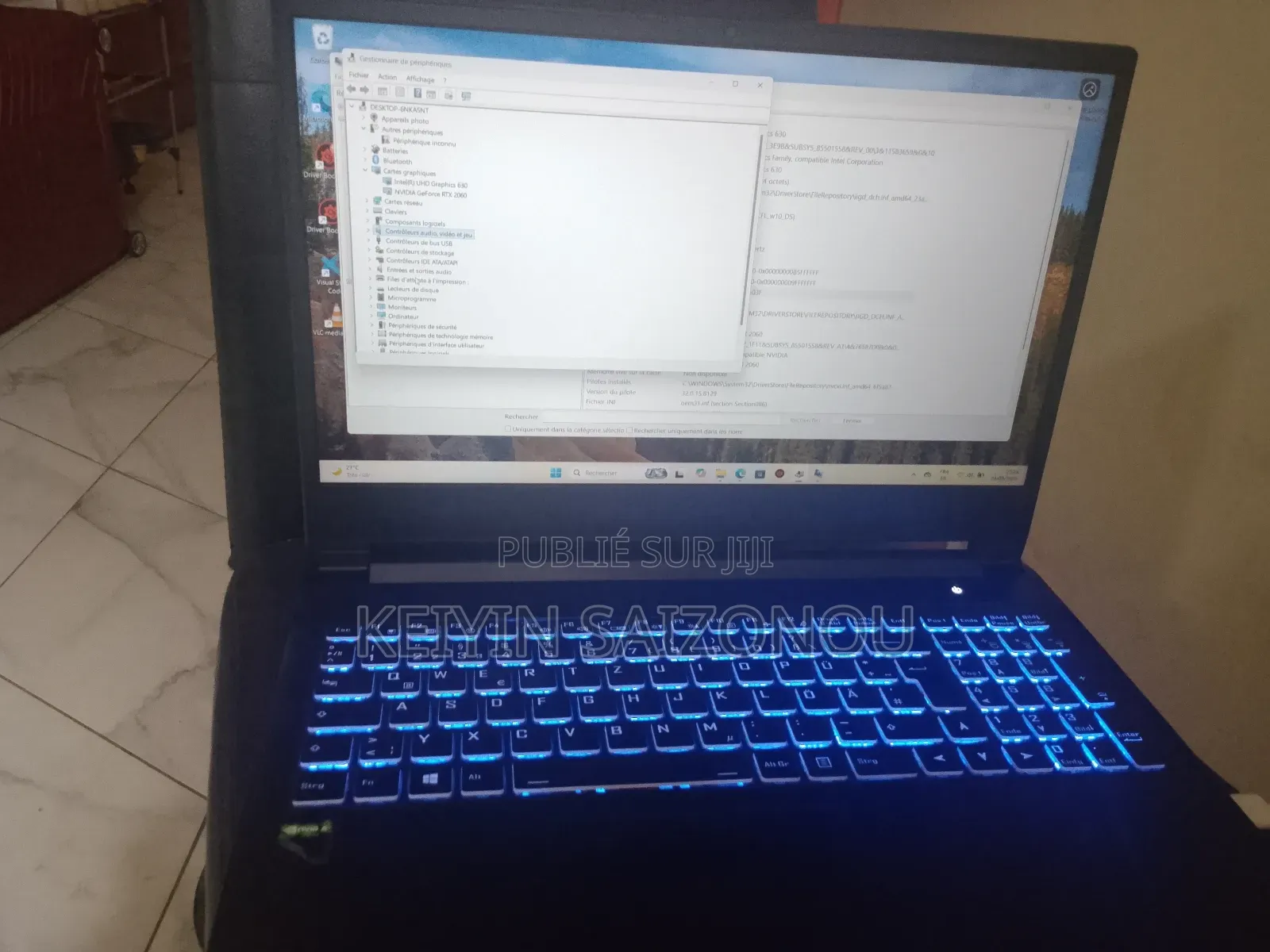 Ordinateur Portable Clevo W370 16GB Intel Core I5 SSD 512GB