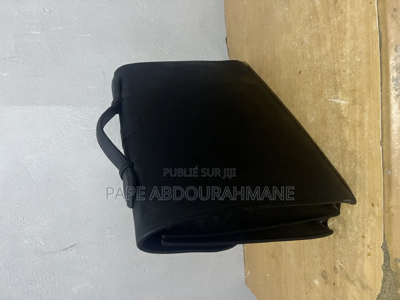 Sac D’Affaires Élite – Cuir Noir Premium