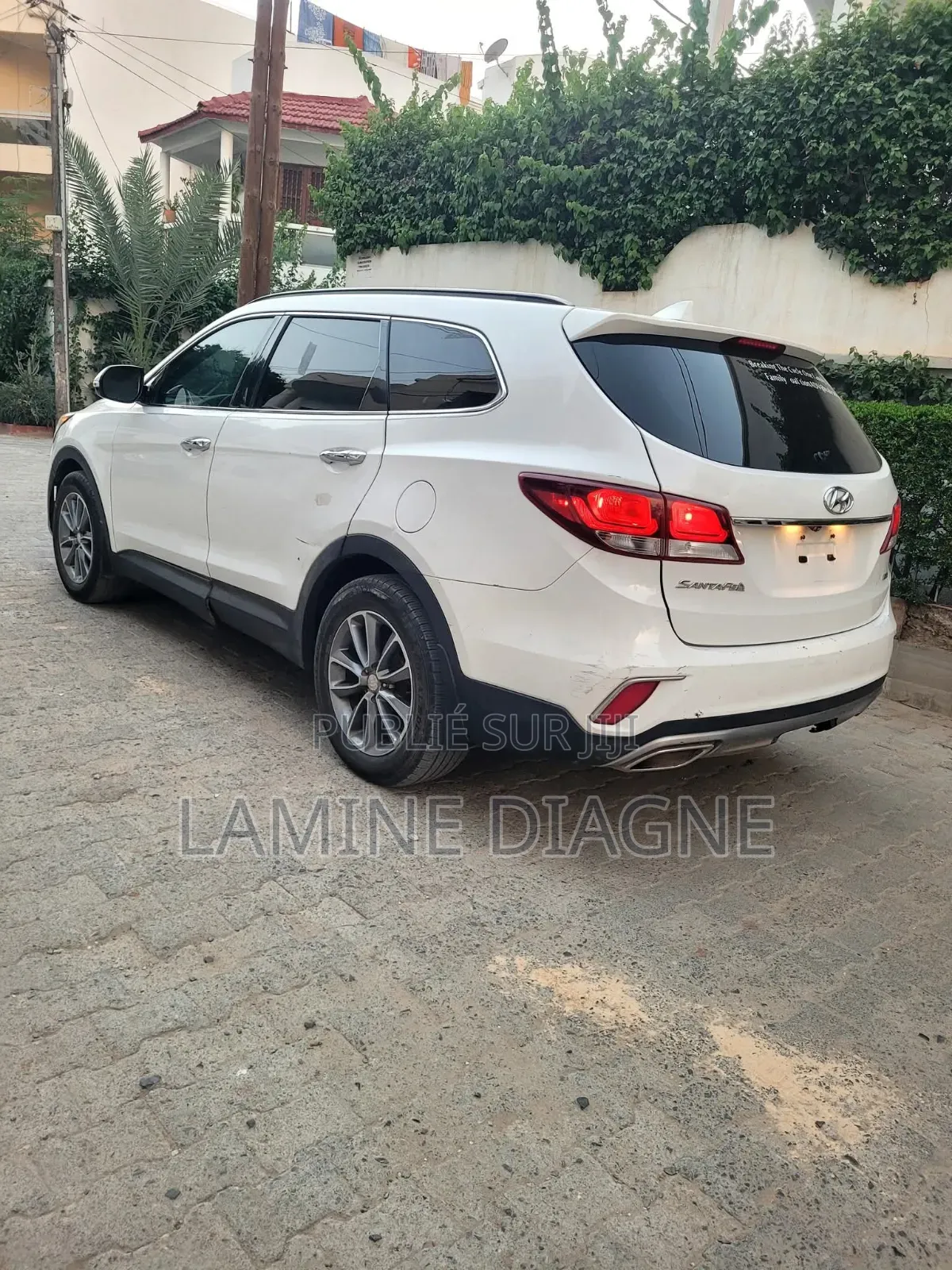 Hyundai Santa Fe Limited AWD 2017 Blanc cassé