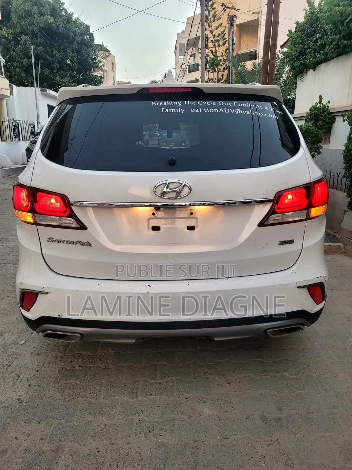 Hyundai Santa Fe Limited AWD 2017 Blanc cassé