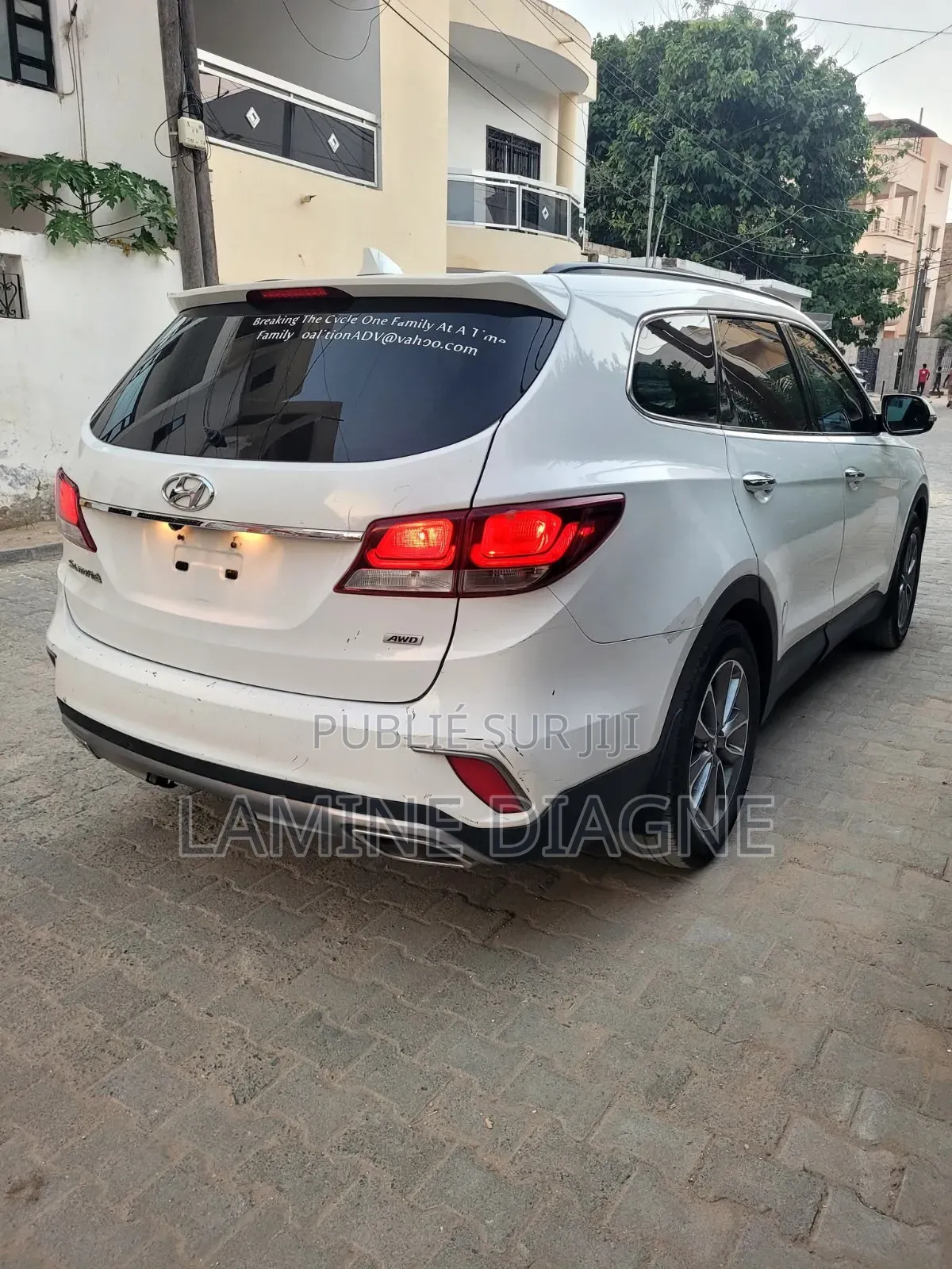 Hyundai Santa Fe Limited AWD 2017 Blanc cassé