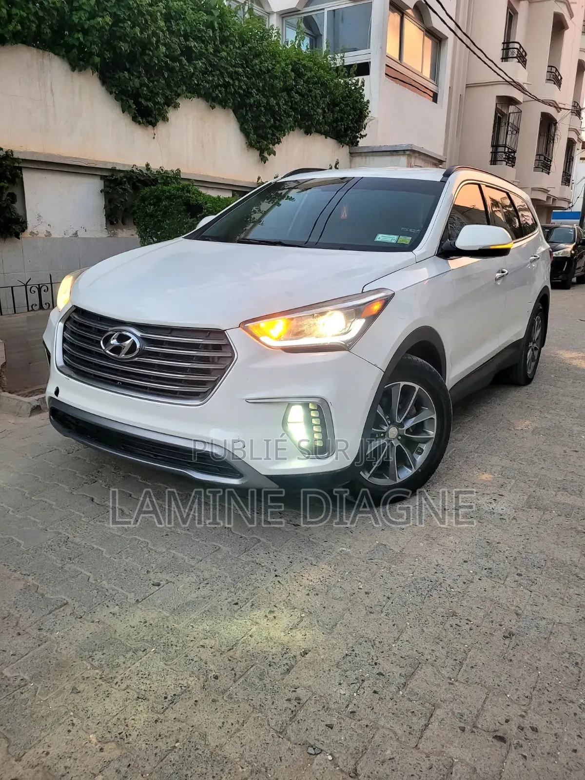 Hyundai Santa Fe Limited AWD 2017 Blanc cassé