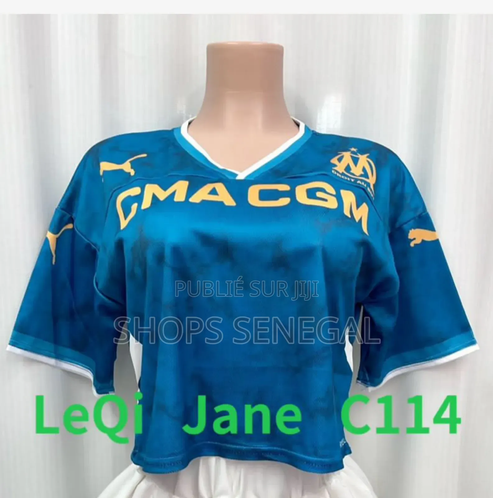 Maillot “Blue Marseille Style”