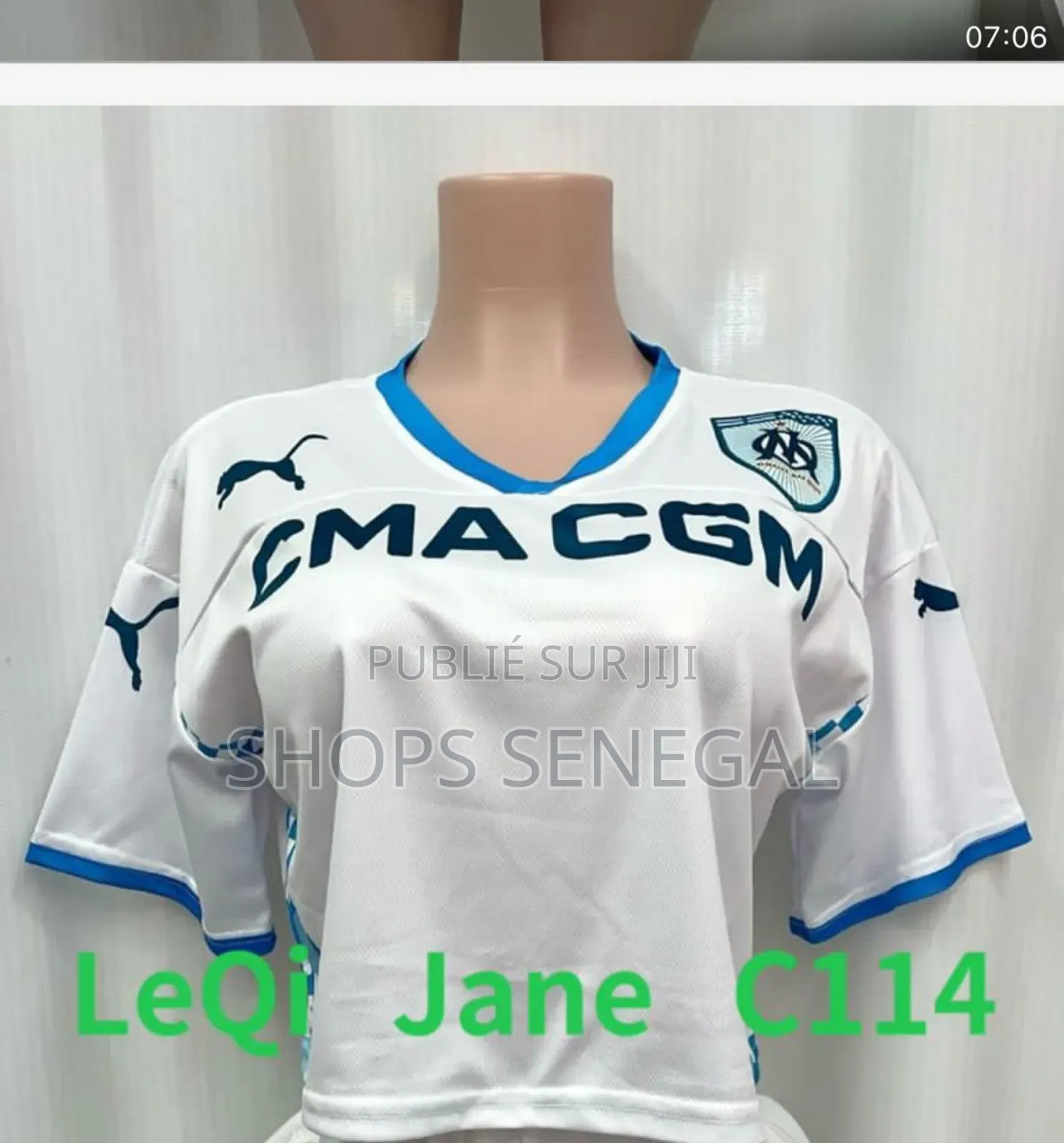 Maillot “Blue Marseille Style”