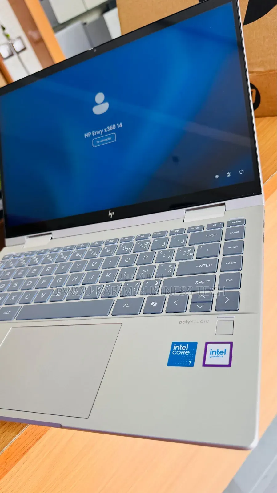 New Ordinateur Portable HP Envy X360 16GB Intel Core Ultra 7 SSD 512GB