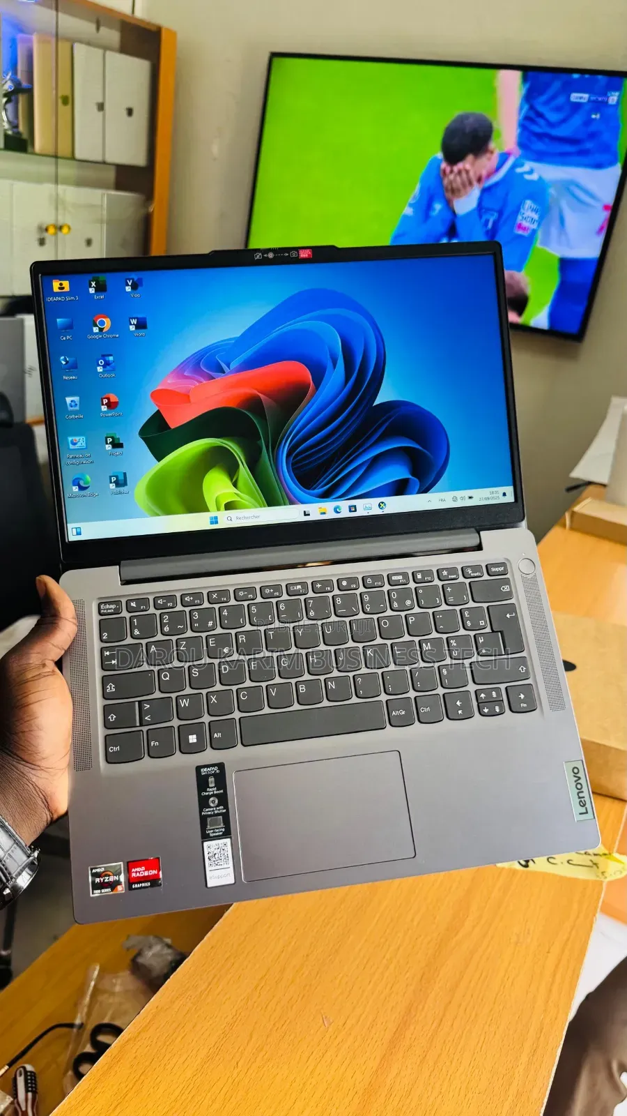 New Ordinateur Portable Lenovo Ideapad 3 16GB AMD Ryzen 5 SSD 512GB