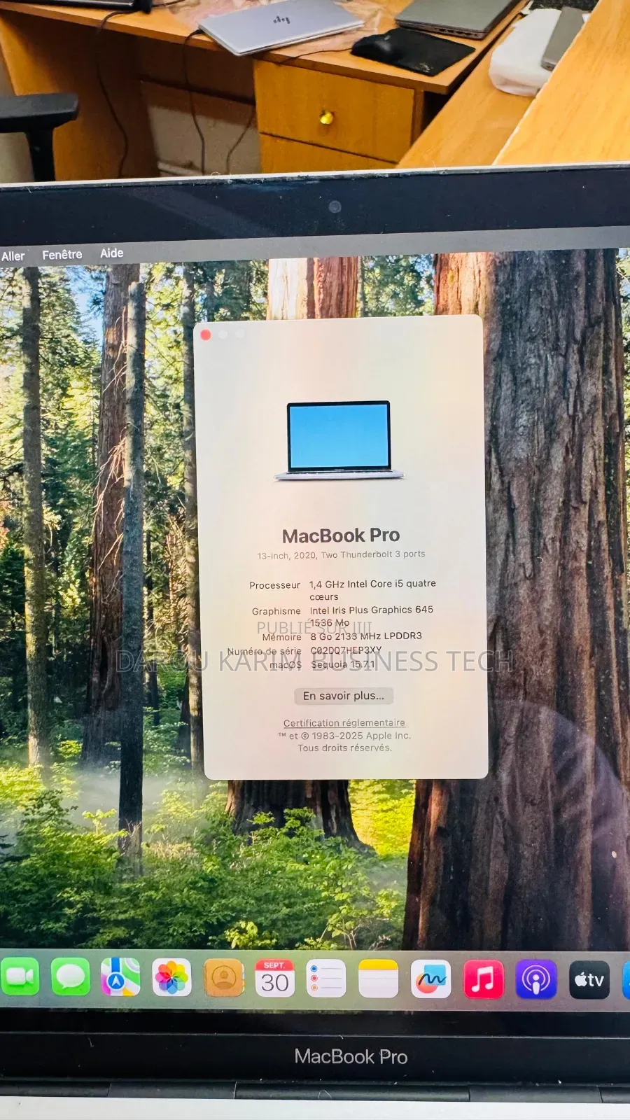 New Apple MacBook Pro 2020 8GB Intel Core I5 SSD 256GB