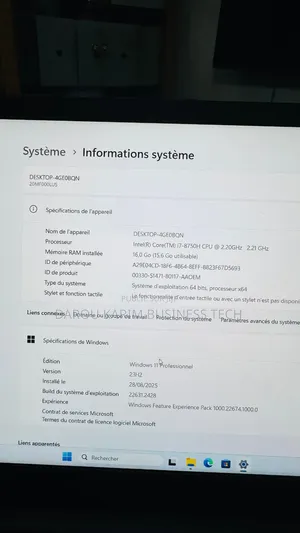 New Ordinateur Portable Lenovo ThinkPad X1 16GB Intel Core I7 SSD 512GB
