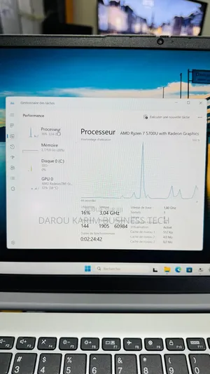 New Ordinateur Portable Lenovo IdeaPad 1 12GB AMD Ryzen 7 SSD 512GB
