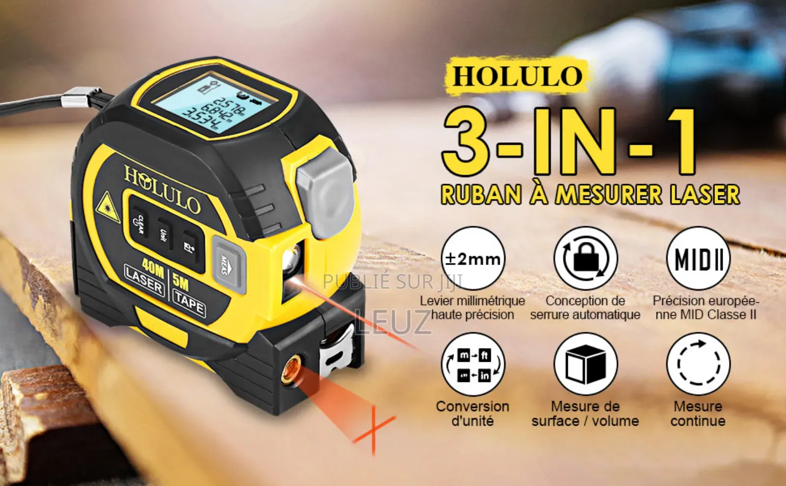 Mètre Dernière Génération Avec Laser