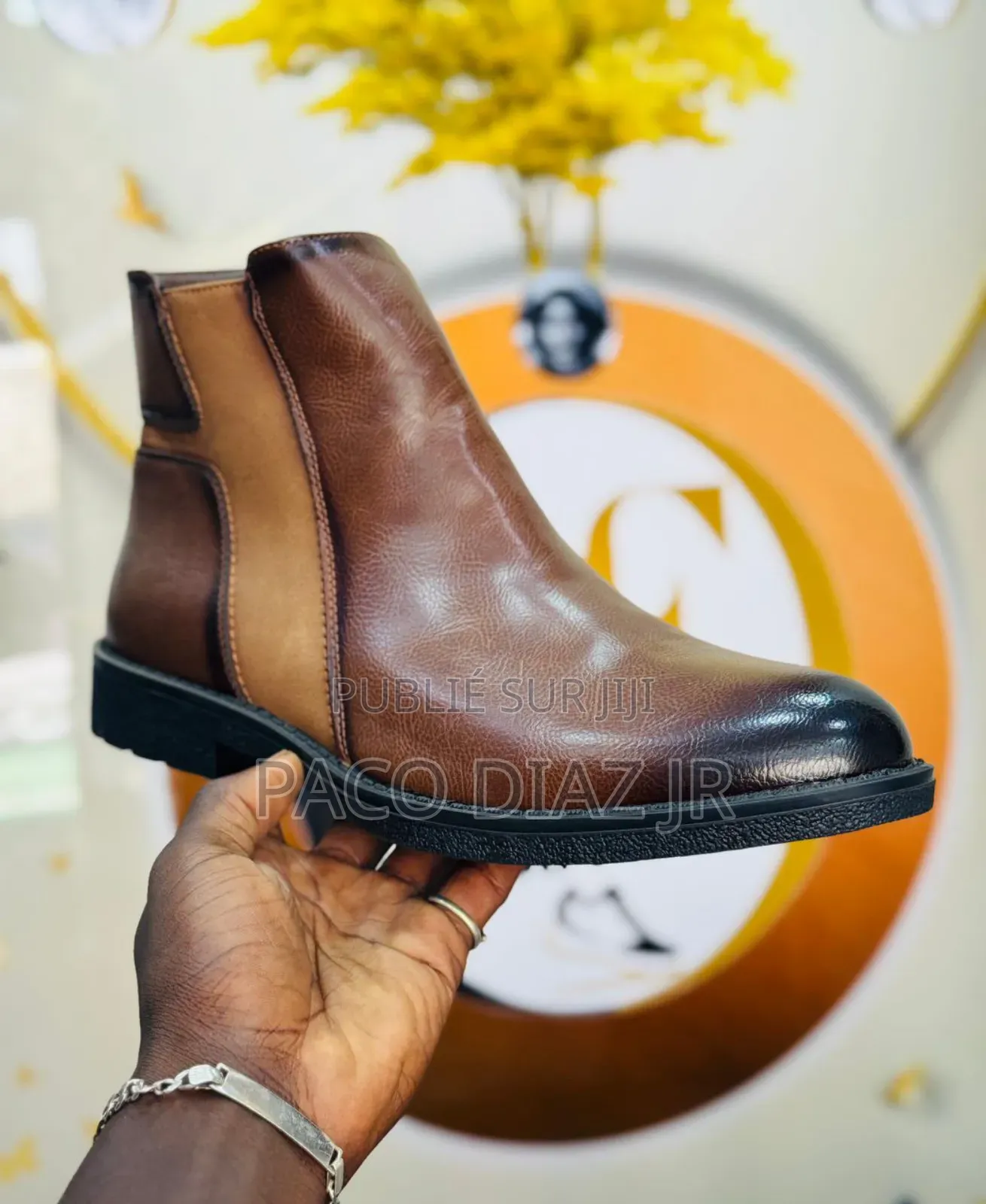 Bottes Chelsea en Cuir