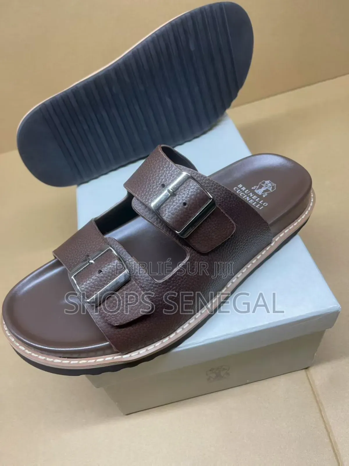 Sandales Premium À Double Boucle