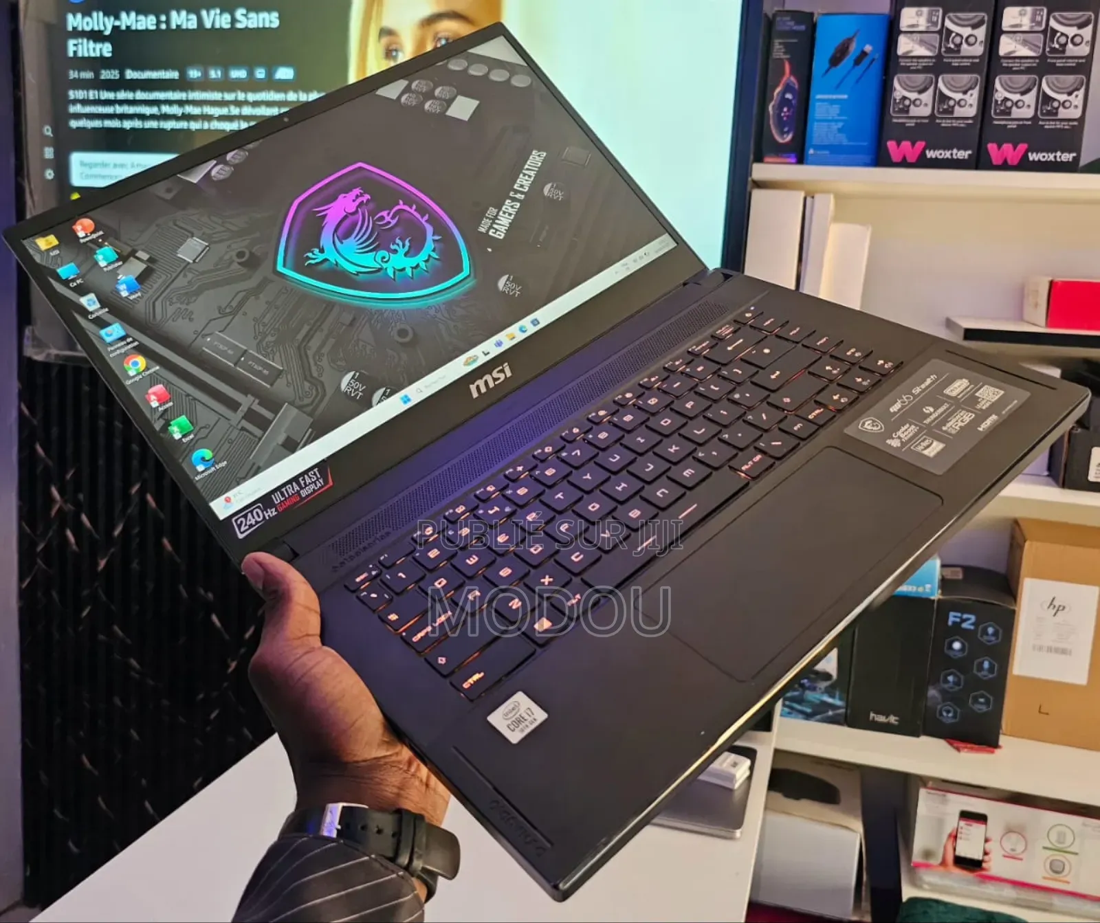 Ordinateur Portable MSI GS66 Stealth 10UE 32GB Intel Core I7 SSD 1T