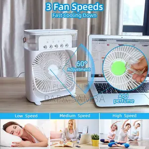 Mini Ventilateur Climatiseur Et Diffuseur
