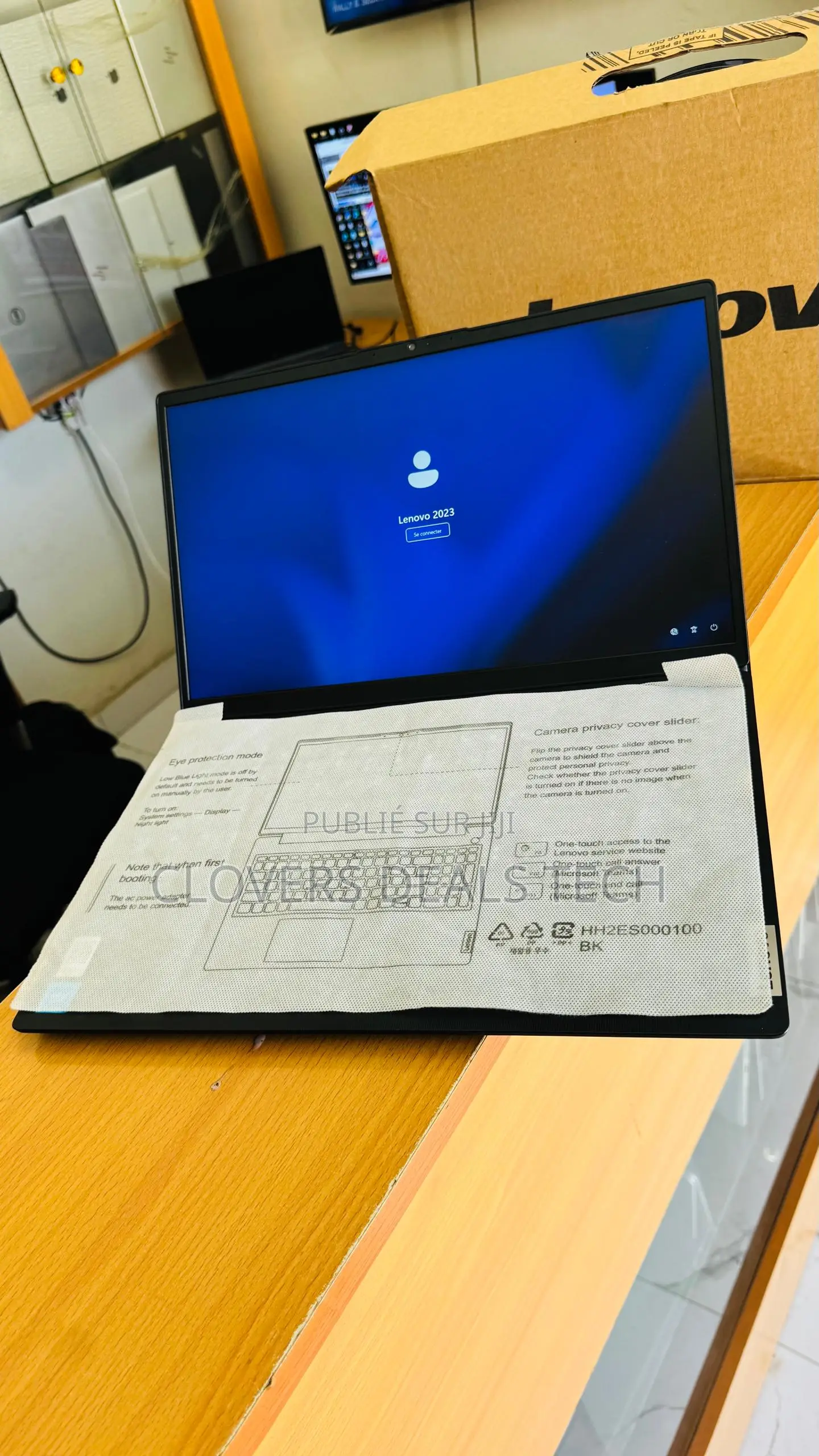 New Ordinateur Portable Lenovo V15 8GB Intel Celeron SSD 256GB