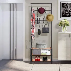 Porte-Manteau De Sol en Métal, Grand Modèle