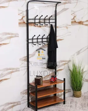 Porte-Manteau De Sol en Métal, Grand Modèle