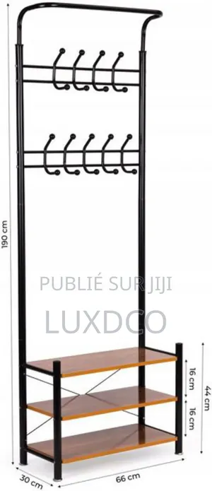 Porte-Manteau De Sol en Métal, Grand Modèle